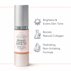 organic vitamin C serum 20% brightening treatment