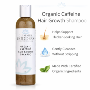 Caffeine hair growth shampoo — stimulating formula with rosemary and peppermint